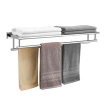 Toalheiro de banheiro RTCUL com barra de toalha dupla 80cm