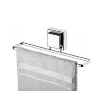 Toalheiro de Lavabo Suporte Banheiro Prata Cromado Fixação por Ventosa Future 25cm Toalheiro de Lavabo Suporte Banheiro Prata Cromado Fixação por Ventosa Future 25cm