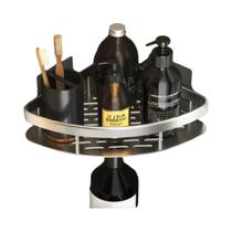 Toalheiro de parede para chuveiro, shampoo, sem broca, tripé, canto retangular, rack de banheiro