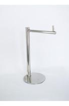 Toalheiro De Pia Inox Simples Redondo Lavabo Brilhante