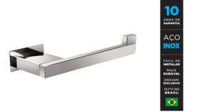 Toalheiro De Rosto Unilateral Inox - Kromus RT0304-U