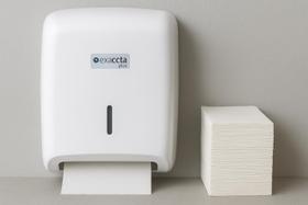 Toalheiro dispenser papel toalha exaccta plus branco Toalheiro dispenser papel toalha exaccta plus branco