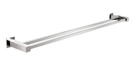 Toalheiro Duplo 1 Metro Inox - Kromus QD0412-100