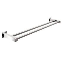 Toalheiro Duplo 60 cm Inox - Kromus QD0411