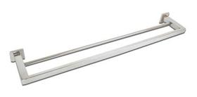 Toalheiro Duplo 60cm Gardenia Barra Chata 3/4 Inox Polido
