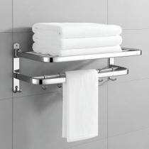 Toalheiro Duplo Aço Inox Banheiro Moderno Porta Toalhas Articulado Toalheiro Duplo Aço Inox Banheiro Moderno Porta Toalhas Articulado