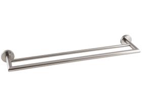 Toalheiro Duplo de Parede 60cm Cromado 2042 N82