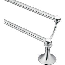 Toalheiro duplo para banheiro Moen DN7722CH Lounge 60cm Chrome Toalheiro duplo para banheiro Moen DN7722CH Lounge 60cm Chrome