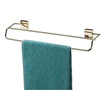 Toalheiro Duplo porta tolha 45cm dourado Future 7508DD
