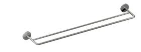 Toalheiro Duplo Round Cromado 60 Cm - Crismoe