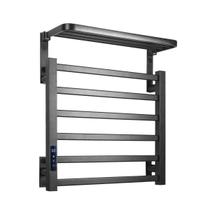 Toalheiro Elétrico Térmico Aquecido 45x 50 Preto Fosco 110V