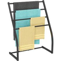 Toalheiro Honiter Free Standing 4 Tier Metal Black Toalheiro Honiter Free Standing 4 Tier Metal Black
