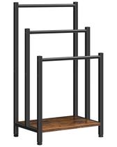 Toalheiro HOOBRO Free Standing 3 camadas rústico marrom/preto Toalheiro HOOBRO Free Standing 3 camadas rústico marrom/preto
