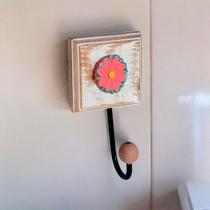 Toalheiro Madeira Ferro Banheiro Flor Vermelha Toalheiro Madeira Ferro Banheiro Flor Vermelha