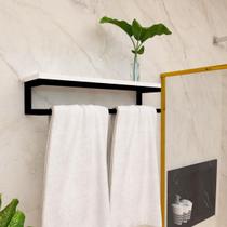 Toalheiro para banheiro MDF Branco 45cm