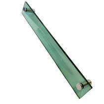 Toalheiro porta toalha de banho em vidro verde - Aciole