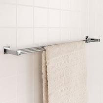 Toalheiro Porta Toalha Duplo 50cm Inox 304 Ref. QRED4011