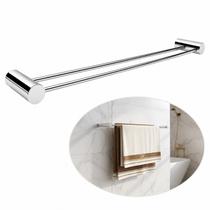 Toalheiro Porta Toalha Duplo 80cm para Banheiro Aço Inox 304 Linha Paris PA2010 Toalheiro Porta Toalha Duplo 80cm para Banheiro Aço Inox 304 Linha Paris PA2010