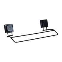 Toalheiro / Porta Toalha Duplo Com 36cm Fixação Por Ventosas Toalheiro / Porta Toalha Duplo Com 36cm Fixação Por Ventosas