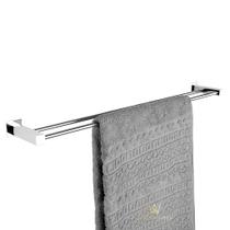 Toalheiro Porta Toalha Duplo Para Banheiro 60cm Inox 304 Ref. QRED4012 Toalheiro Porta Toalha Duplo Para Banheiro 60cm Inox 304 Ref. QRED4012