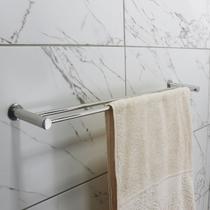 Toalheiro Porta Toalha Duplo Para Banheiro 70cm Inox 304 Ref. Rr1013 Toalheiro Porta Toalha Duplo Para Banheiro 70cm Inox 304 Ref. Rr1013