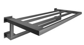 Toalheiro Rack 50 cm Inox Grafite - Kromus RT0308-50G Toalheiro Rack 50 cm Inox Grafite - Kromus RT0308-50G