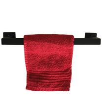 Toalheiro Simples 30cm Gardênia Suporte Porta Toalha de Rosto Piatina Banheiro Preto Toalheiro Simples 30cm Gardênia Suporte Porta Toalha de Rosto Piatina Banheiro Preto