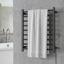 Toalheiro Térmico Alumínio 66x55x10cm 9 Barras Elegance Bivolt Preto Electrowood