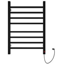 Toalheiro Termico Casuli Quadratto Due Preto 220V Direito Toalheiro Termico Casuli Quadratto Due Preto 220V Direito