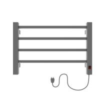 Toalheiro Termico Casuli Quadratto Uno Cinza 220V Direito Toalheiro Termico Casuli Quadratto Uno Cinza 220V Direito