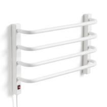 Toalheiro Térmico Flape Branco Para 1 Toalha - Esquerdo 220