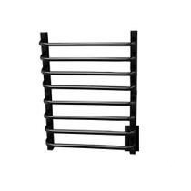 Toalheiro Térmico Grande 2 Toalhas Preto 110v Esquerdo Fio Oculto