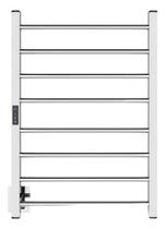 Toalheiro Térmico Inteligente Wifi Cromado Fio Oculto Esquerdo Toalheiro Térmico Inteligente Wifi Cromado Fio Oculto Esquerdo