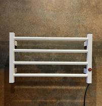 Toalheiro Térmico para Toalhas, Aquecedor Elétrico 4 Barras Branco Seletor de Voltagem 110 220