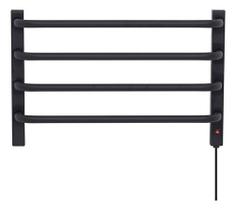 Toalheiro Termico Parede Preto 127v Esquerdo 1 Toalha Flape