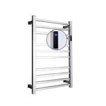 Toalheiro Térmico Quadrado Inox Polido Fio Superior Esquerdo
