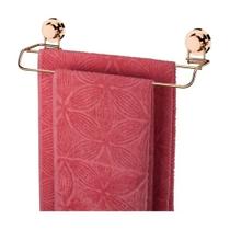 Toalheiro Toalha Banho Suporte Duplo 45cm Ônix Com Ventosas Toalheiro Toalha Banho Suporte Duplo 45cm Ônix Com Ventosas