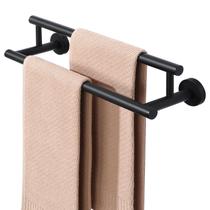 Toalheiros de banho duplos Toalheiros Alise GYT6902-400-B Preto Toalheiros de banho duplos Toalheiros Alise GYT6902-400-B Preto