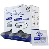 Toalhetes antiembaçantes ARCHXX 240 Count para limpador de lentes de óculos Toalhetes antiembaçantes ARCHXX 240 Count para limpador de lentes de óculos