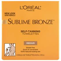 Toalhetes Autobronzeadores Loreal Paris Sublime Bronze - Pacote com 3