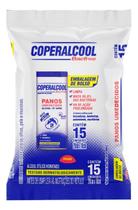Toalhetes Coperalcool Álcool 70 INPM Clássico pacote 15un