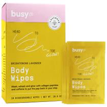 Toalhetes Corporais BUSYCO Glow Cleansing - Lavanda e Rosa - Para Mulheres