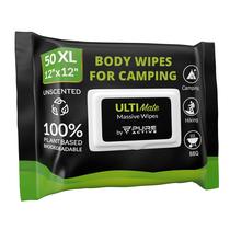Toalhetes corporais Pure Active Camping 50 XXL 30x30cm Biodegradáveis