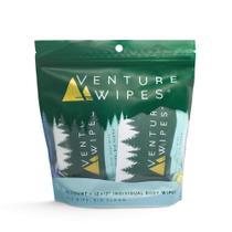 Toalhetes corporais Venture Wipes, óleo de melaleuca, 10 unidades embaladas individualmente