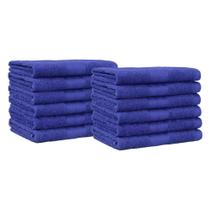 Toalhetes de algodão Amazon Basics para rosto, pacote com 12 unidades, azul marinho Toalhetes de algodão Amazon Basics para rosto, pacote com 12 unidades, azul marinho