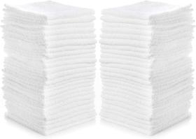 Toalhetes de algodão branco Simpli-Magic, pacote com 40 x 30cm