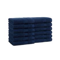 Toalhetes de banho Arkwright, pacote com 12, 100% algodão, 600 g/m2, Lapis Navy Toalhetes de banho Arkwright, pacote com 12, 100% algodão, 600 g/m2, Lapis Navy