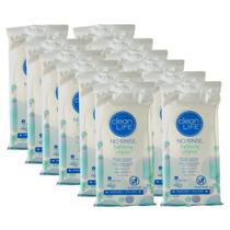 Toalhetes de banho Cleanlife Products No-Rinse, pacote com 12 (8 toalhetes) Toalhetes de banho Cleanlife Products No-Rinse, pacote com 12 (8 toalhetes)