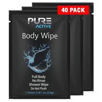 Toalhetes de banho Pure Active 40 embalados individualmente