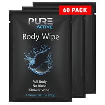 Toalhetes de banho Pure Active 60 embalados individualmente